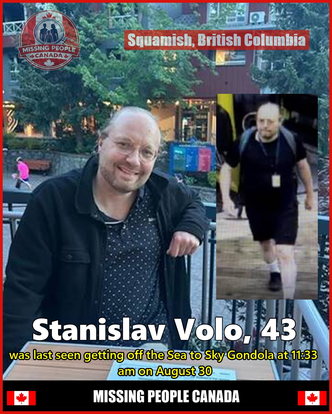 MISSING PERSON CANADA RELEASE