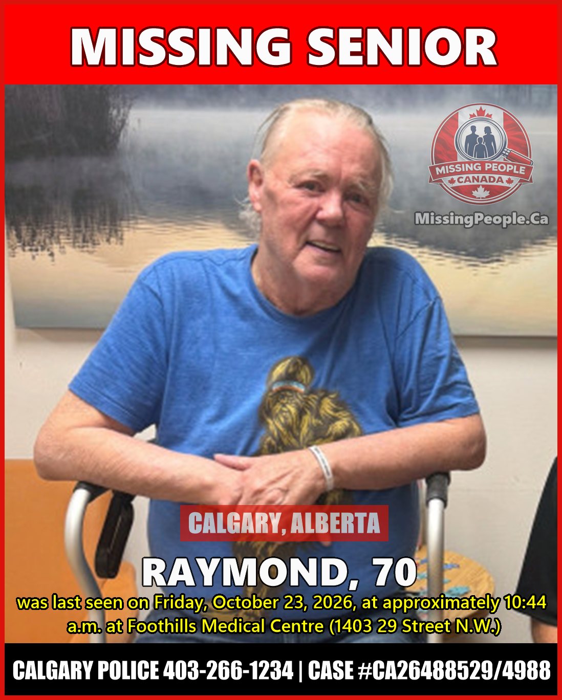 MISSING PERSON CANADA RELEASE