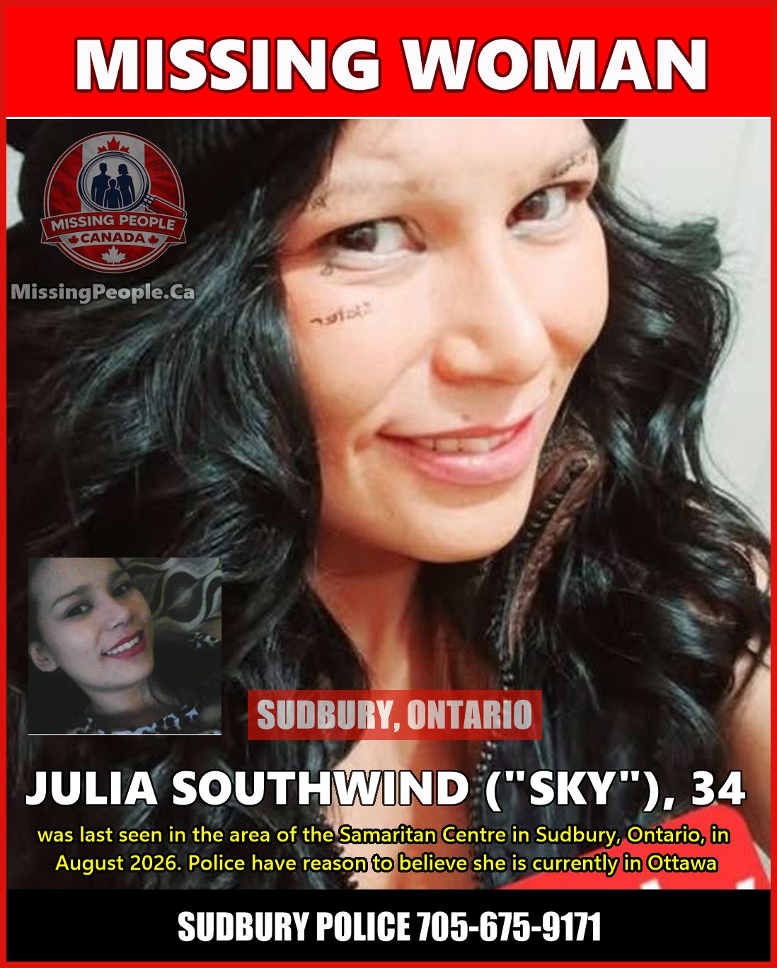 MISSING PERSON CANADA RELEASE