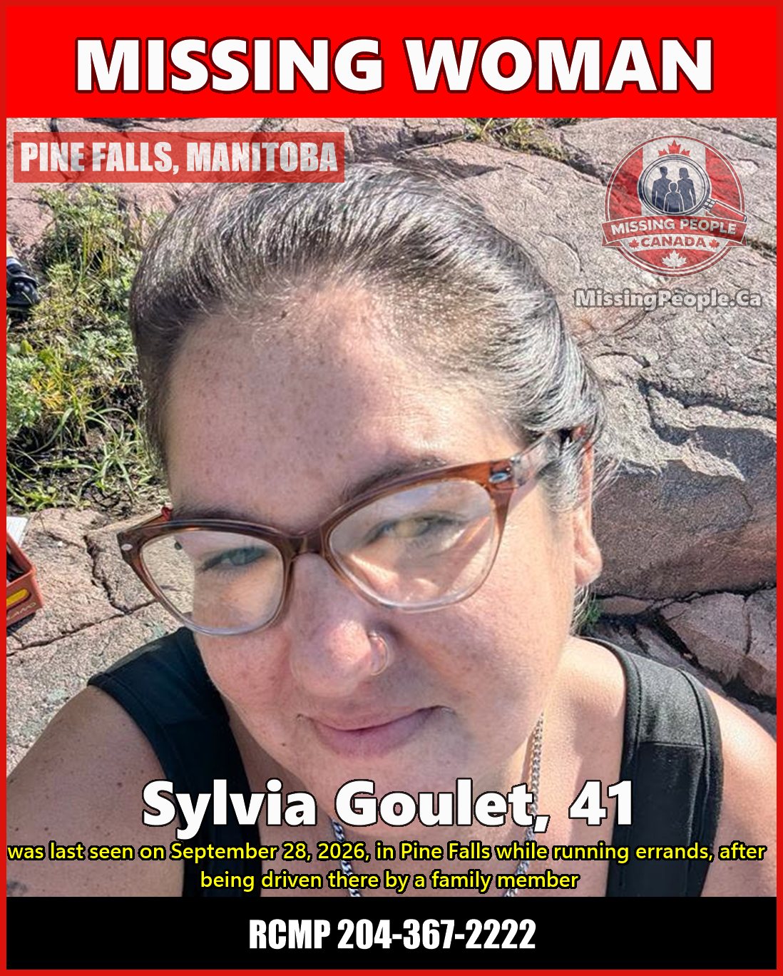 MISSING PERSON CANADA RELEASE