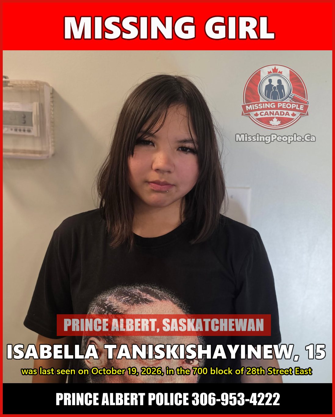 MISSING PERSON CANADA RELEASE