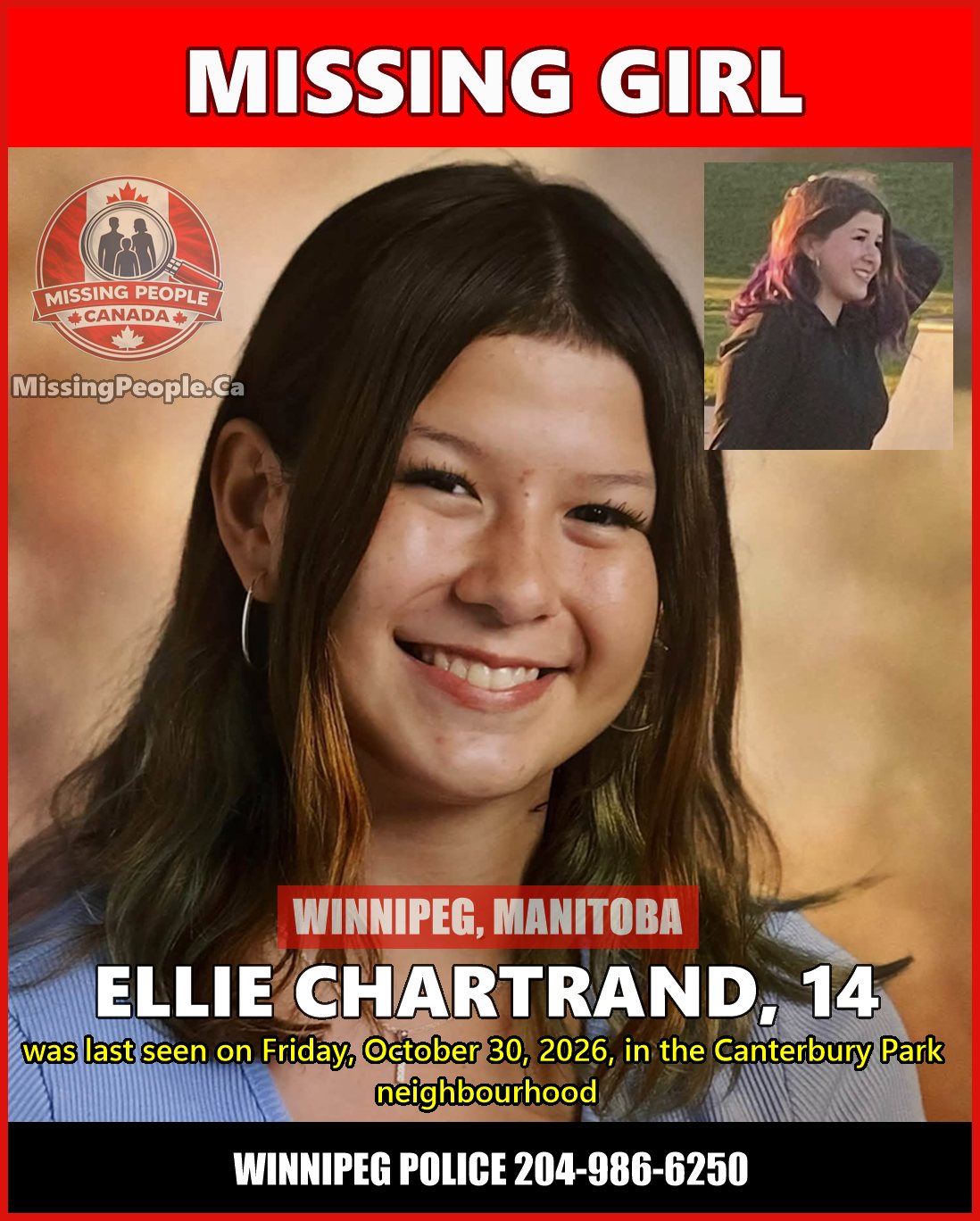 MISSING PERSON CANADA RELEASE