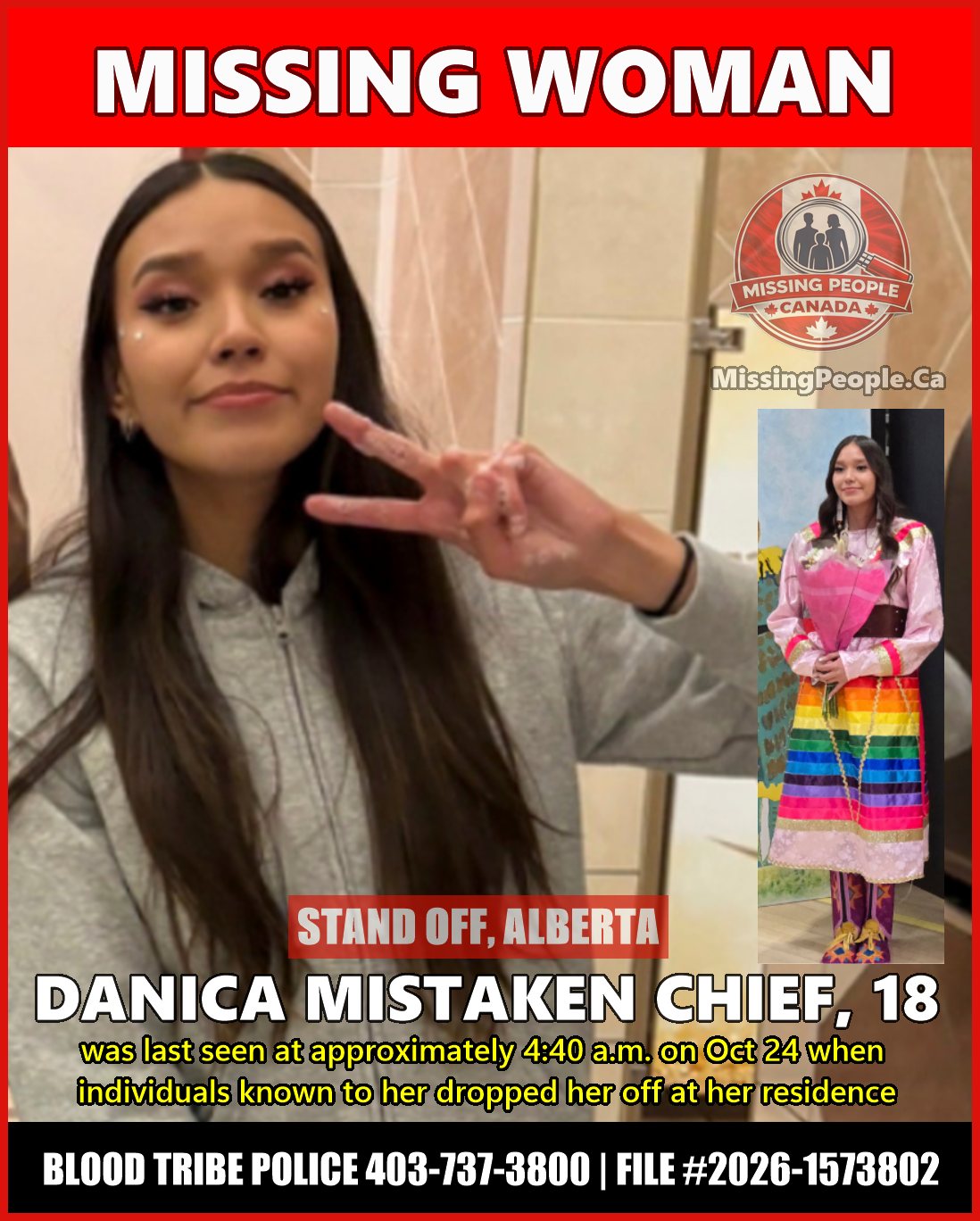 MISSING PERSON CANADA RELEASE