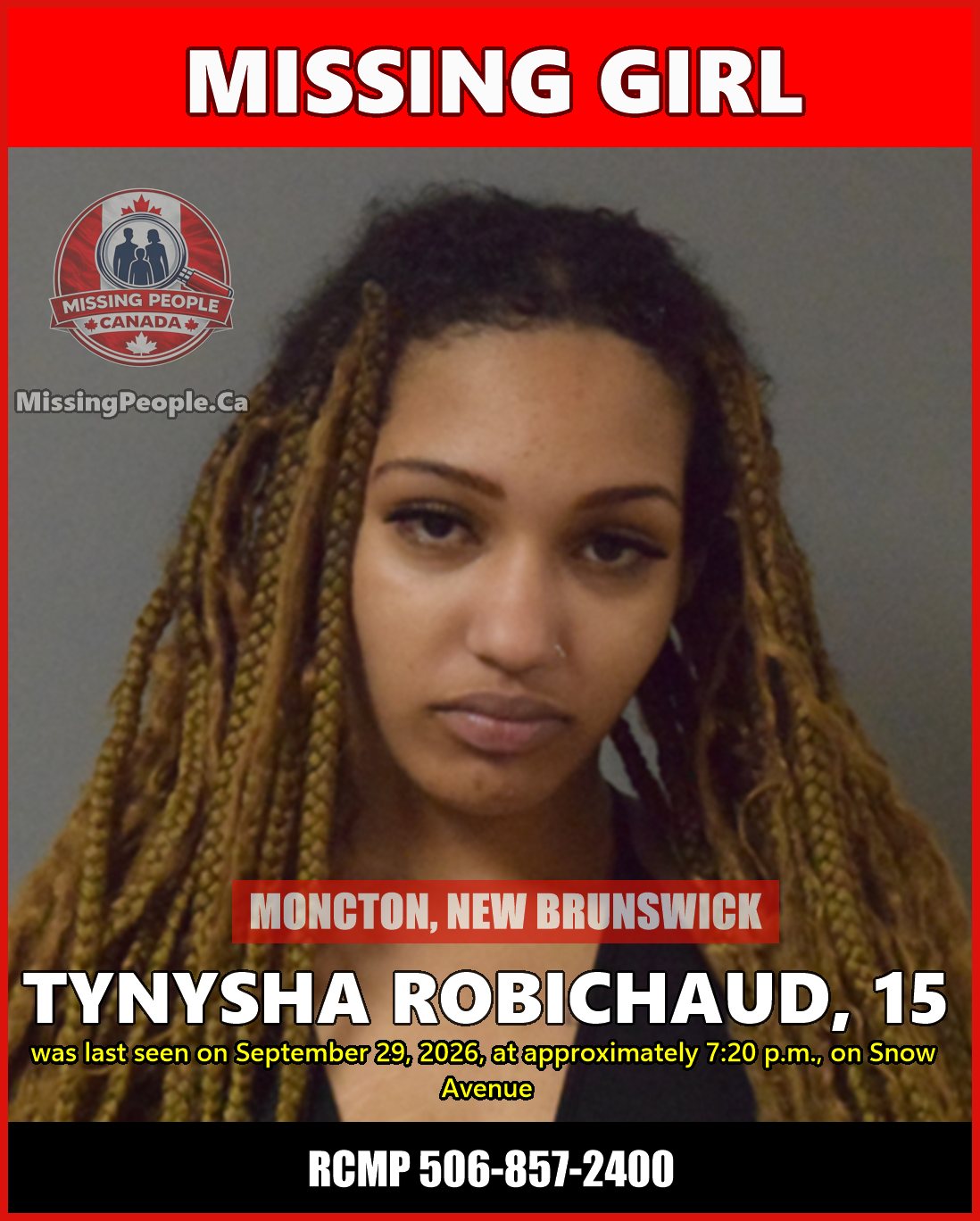 MISSING PERSON CANADA RELEASE