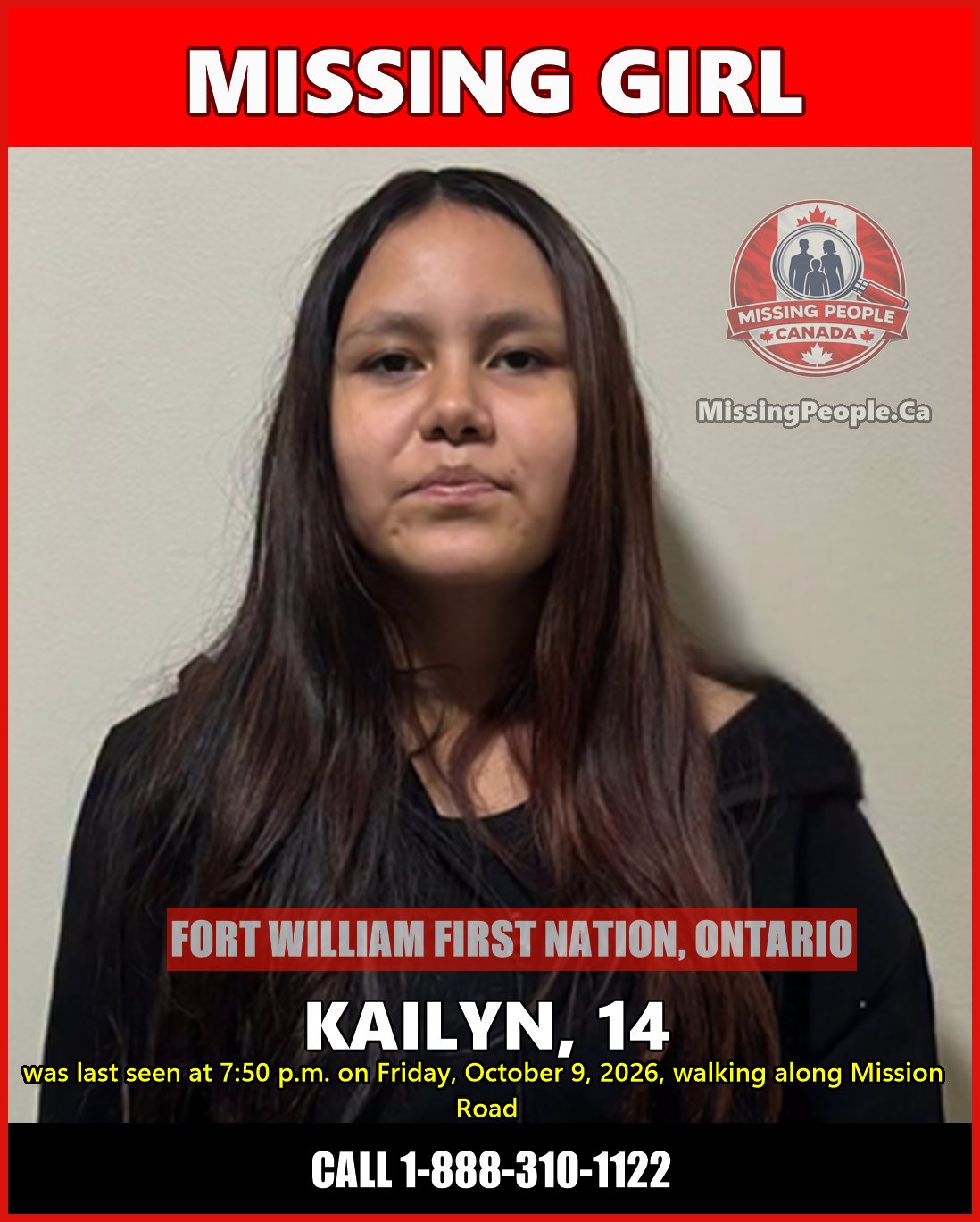 MISSING PERSON CANADA RELEASE