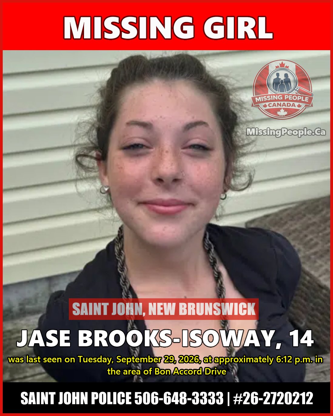 MISSING PERSON CANADA RELEASE