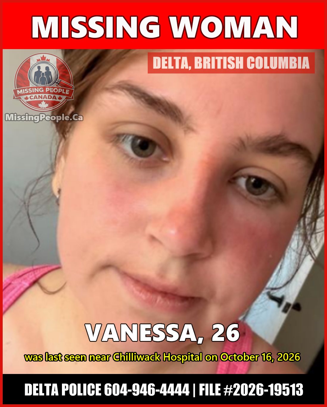 MISSING PERSON CANADA RELEASE