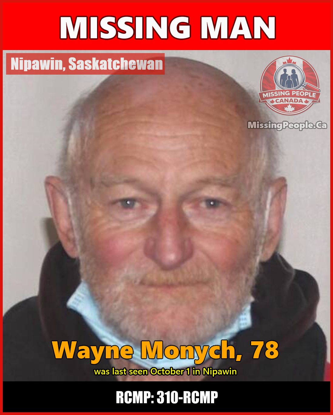 MISSING PERSON CANADA RELEASE